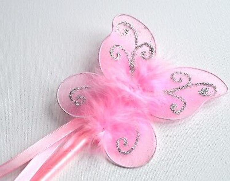 Picture of 8485 / 4857 PINK BUTTERFLY WAND